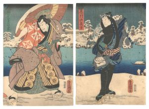 Toyokuni III / Mitsuhiki no Chokichi andYottsuibishi Chogoro [三ッ引の長吉 四ッイ菱長五郎]