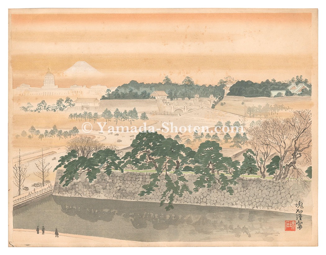 Jokata Kaiseki “The Tokyo Imperial Palace and Mount Fuji”