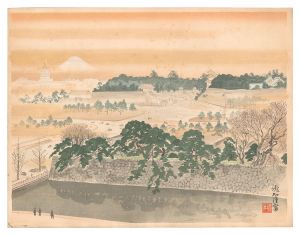 Jokata Kaiseki / The Tokyo Imperial Palace and Mount Fuji