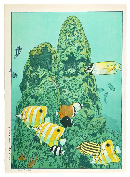 Yoshida Toshi “Sea Fishes”