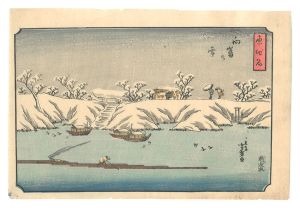 Yoshimori / Place-names of the East / Snow at Mukojima [東地名　向島の雪]