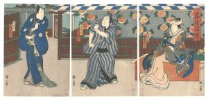 Kunikazu / Kabuki Play: Chushin Koshaku [忠臣講釈]