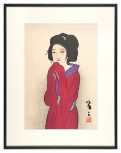 Takehisa Yumeji / Red Underrobe