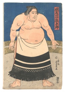 <strong>Yoshikazu</strong><br>Sumo-e: Akashigata Namigoro