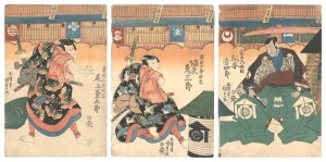 Kunisada I Scene from a Kabuki Play