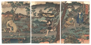 Kunisada I The Storehouse of Loyal Retain......
