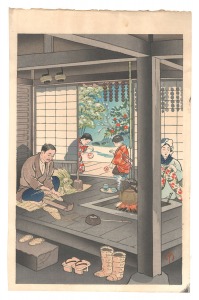 日吉守「農家の正月」