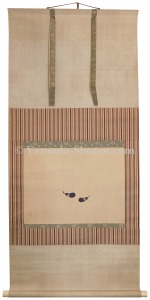 小村雪岱「肉筆画幅　茄子」