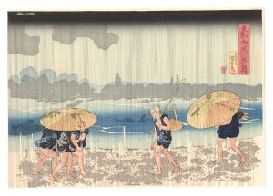 View of Onmaya Embankment in the Eastern Capital【Reproduction】