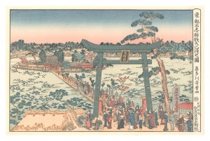 Mimachi Ritual of Benten Shrine at Shinobazu in Edo【Reproduction】