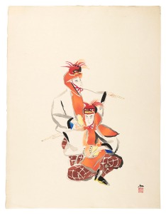 木村荘八「越後獅子」