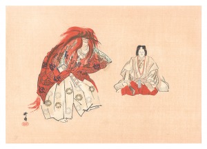Tsukioka Kogyo / A Great Mirror of Noh Pictures / Uchitomode