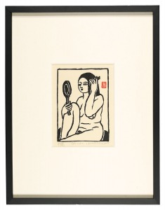 Hiratsuka Unichi / One Hundred Nudes / Hand mirror