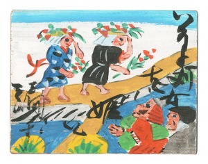 Painting on wood